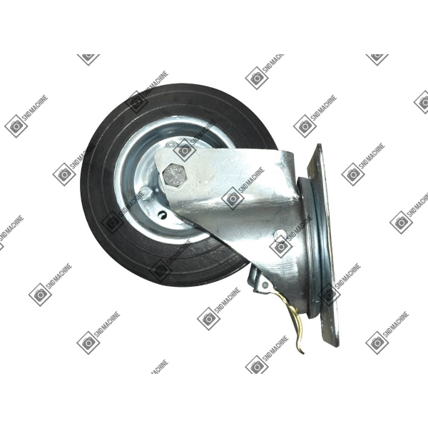 ROTARY BRAKED WHEEL